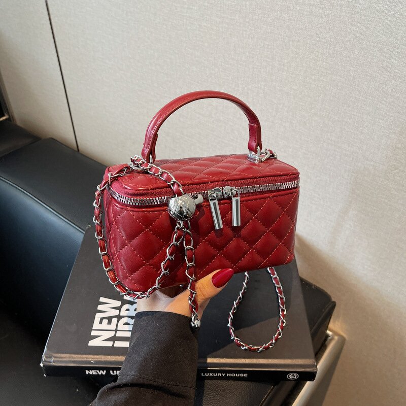 Pu Leather Jewelry Box Supplier - Custom Evening square Handbags