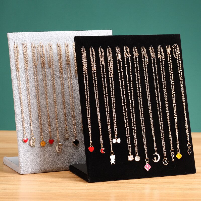 L-shaped Jewelry Rack Factory - Custom Hanging Necklace Storage