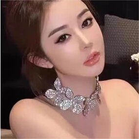 Flower Necklace Supplier - Custom Wide Version Collar Chain