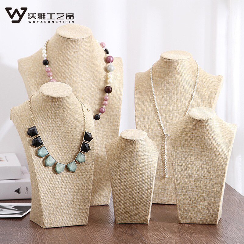 Linen Necklace Stand Factory - Custom Neck Mold Display