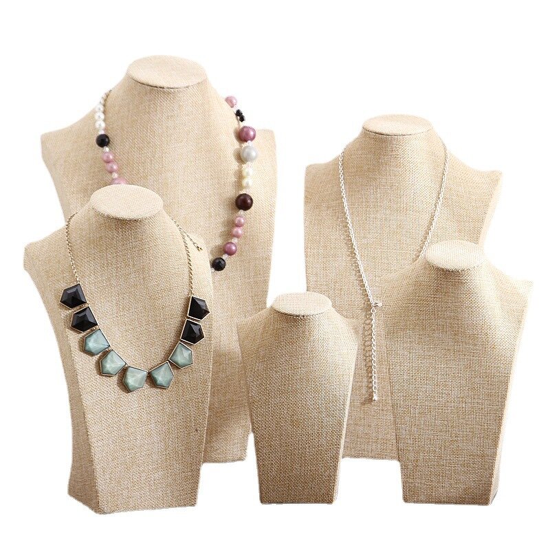 Linen Necklace Stand Factory - Custom Neck Mold Display