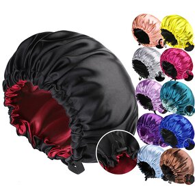 Sleep Cap Manufacturer - OEM/ODM Custom Elastic Double Layer Reversible Bonnet