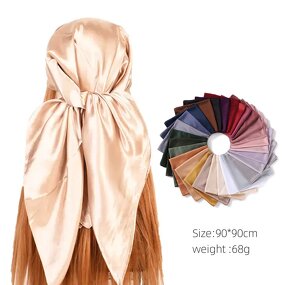 Shawl Manufacturer - OEM/ODM Custom Silky Matte Headwraps Hair Scarf