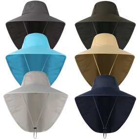 Fishing Hat Manufacturer - OEM/ODM Custom Quick Dry Waterproof Neck Flap Bucket Hat