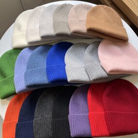 Beanie Hat Manufacturer - OEM/ODM Custom 100% Merino Wool Knit Skull Cap