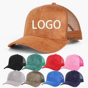 Trucker Hat Manufacturer - OEM/ODM Custom Embroidered Suede Mesh Baseball Cap