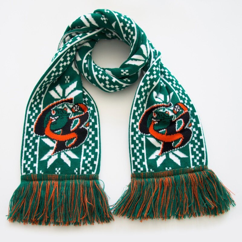 Fan Scarf Manufacturer - OEM/ODM Custom Jacquard Acrylic Team Basketball Scarf