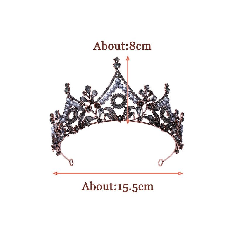 Bridal Crown Supplier - Custom Pearls Rhinestones OEM