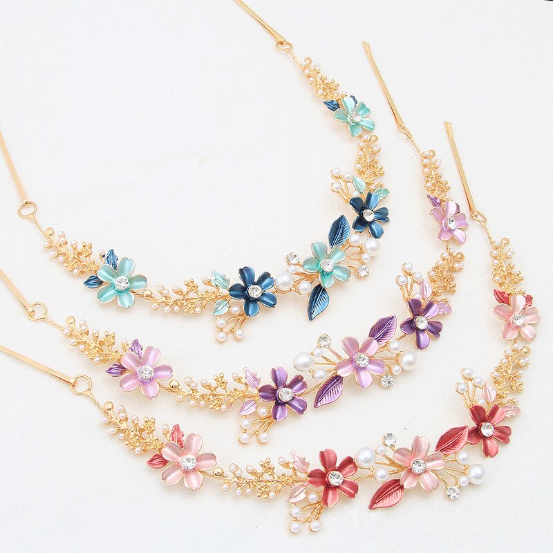 Bridal Headdress Factory - Custom Pearl Rhinestone Garland