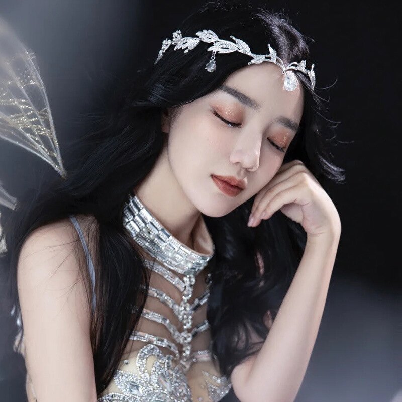 Princess Crown Manufacturer - Custom Retro Leaf Rhinestone