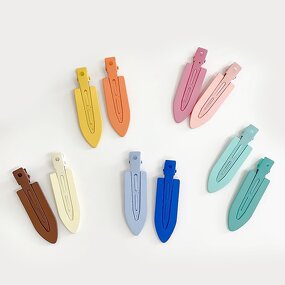 Hair Barrettes Supplier - Frosted No Crease Duckbill