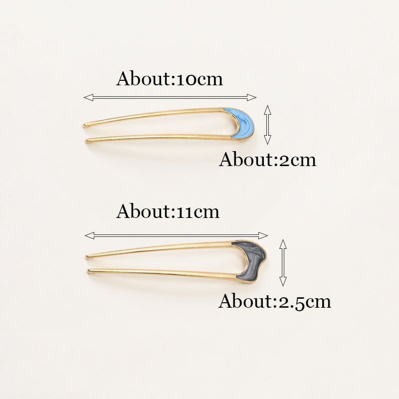 Metal Hair Fork Manufacturer - Custom Rhinestone 5 Pcs Set