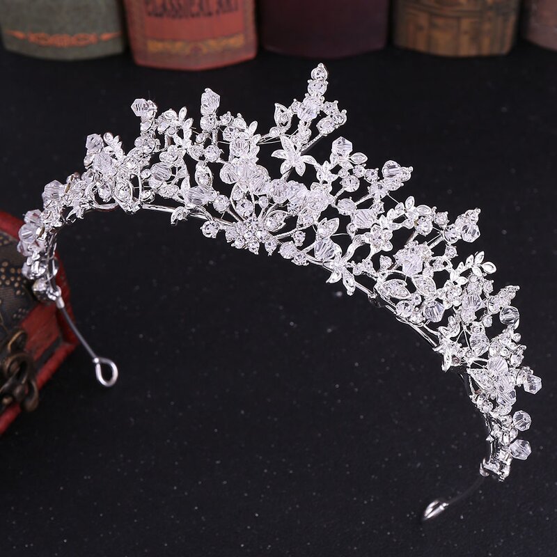 Bridal Crown Supplier - Custom Rhinestone Alloy Flower