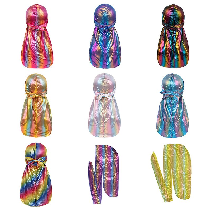 Headscarf Factory - New Satin Solid-color Flight Attendant