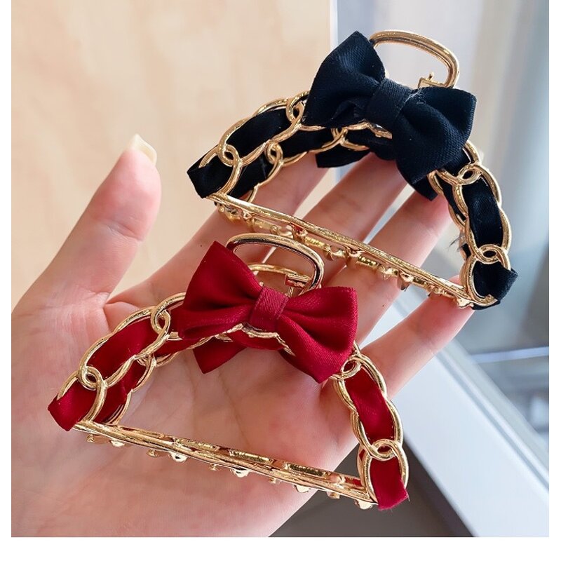 Hair Clip Manufacturer - Frosted Keel Shape Solid Color