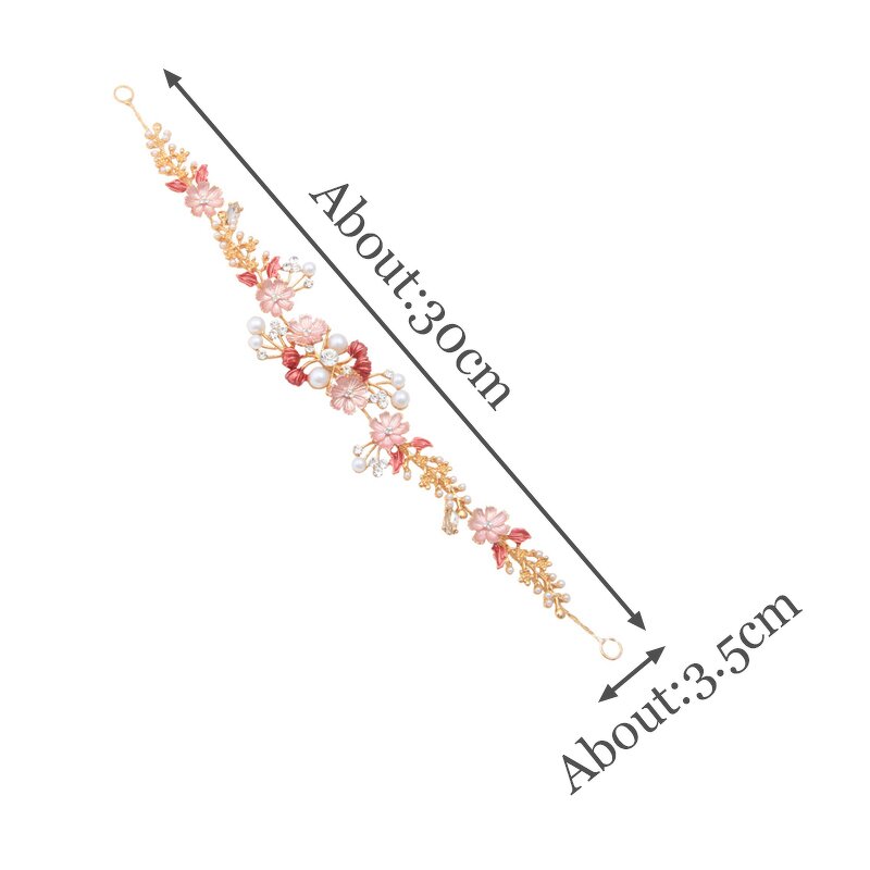 Bridal Headdress Factory - Custom Pearl Rhinestone Garland