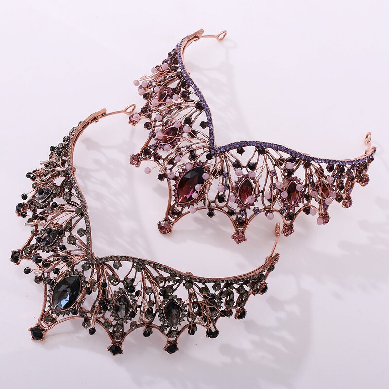Bride Crown Supplier - Custom Baroque Crystal Accessories
