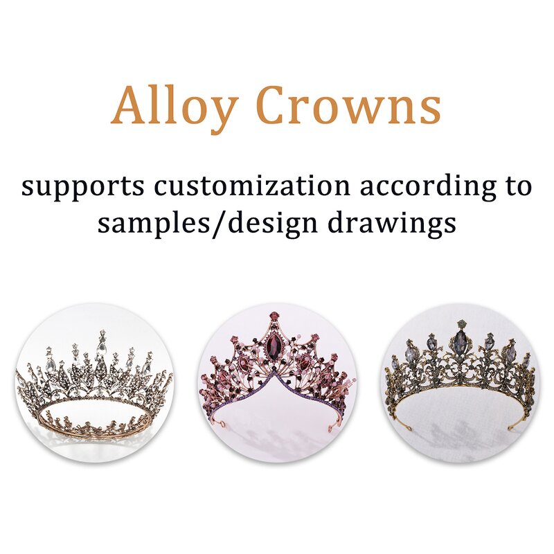 Bridal Headgear Factory - Custom Alloy Rhinestone OEM