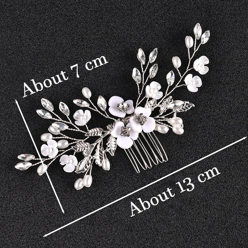Hair Comb Factory - Custom Handmade Floral Alloy Glass