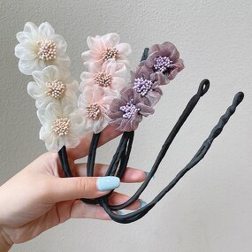 Hair Clip Holder Manufacturer - Nordic Braided Lace Ribbon