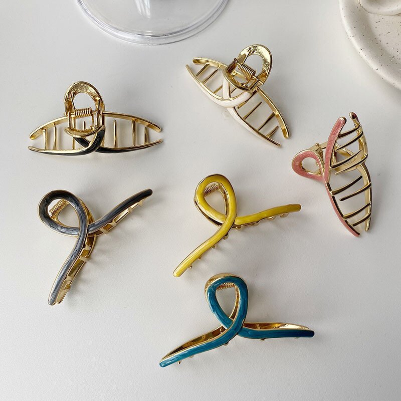 Hair Clips Supplier - Custom Korean Fashion Metal Set