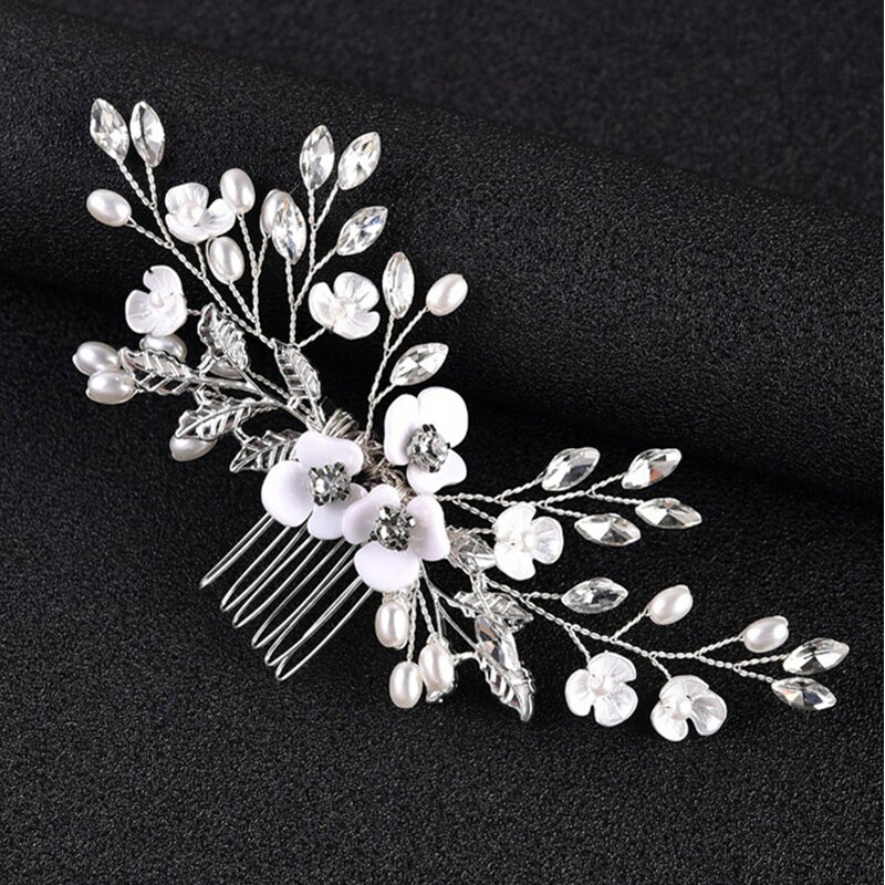 Hair Comb Factory - Custom Handmade Floral Alloy Glass