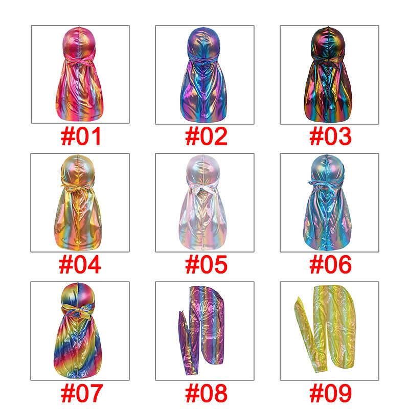 Headscarf Factory - New Satin Solid-color Flight Attendant