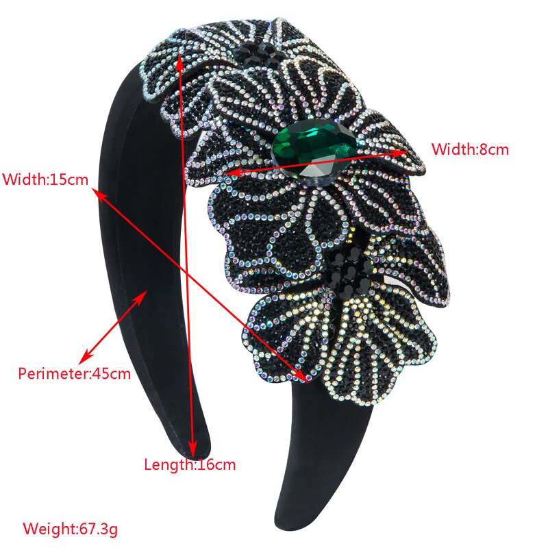 Hair Claw Supplier - Gentle Elegant Floral Rhinestone