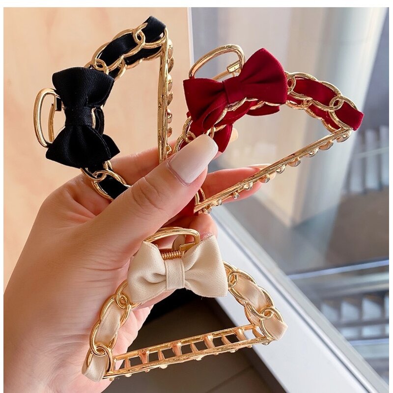 Hair Clip Manufacturer - Frosted Keel Shape Solid Color