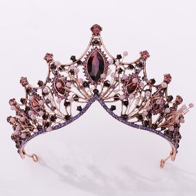 Bride Crown Supplier - Custom Baroque Crystal Accessories
