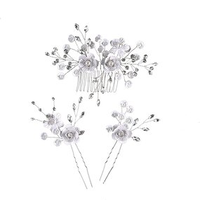 Hair Combs Factory - Custom Golden Fresh Flower Hairpins