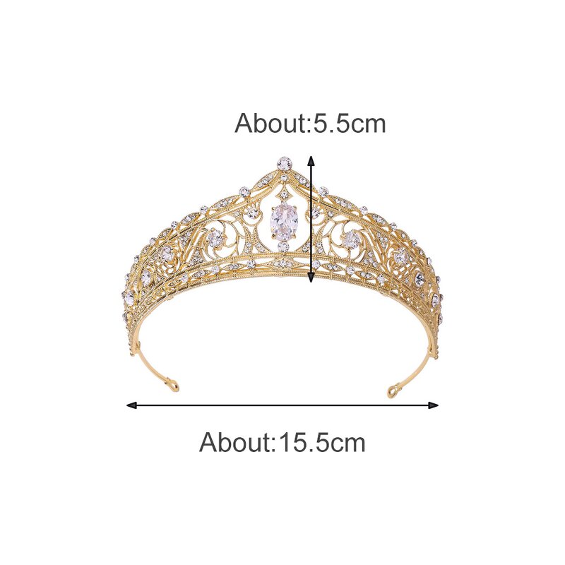 Bridal Headdress Manufacturer - Custom Luxury Crown Zircon