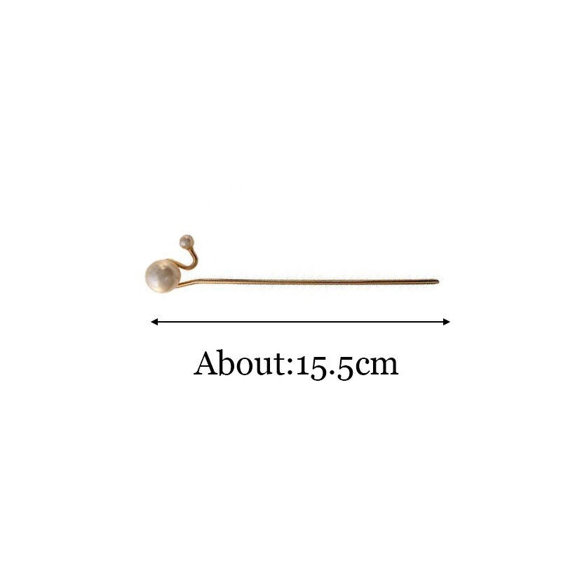 Hairpin Supplier - Custom Metal Discs Pearls Black