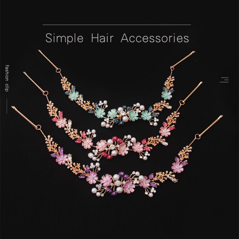 Bridal Headdress Factory - Custom Pearl Rhinestone Garland