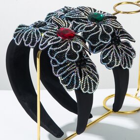 Hair Claw Supplier - Gentle Elegant Floral Rhinestone