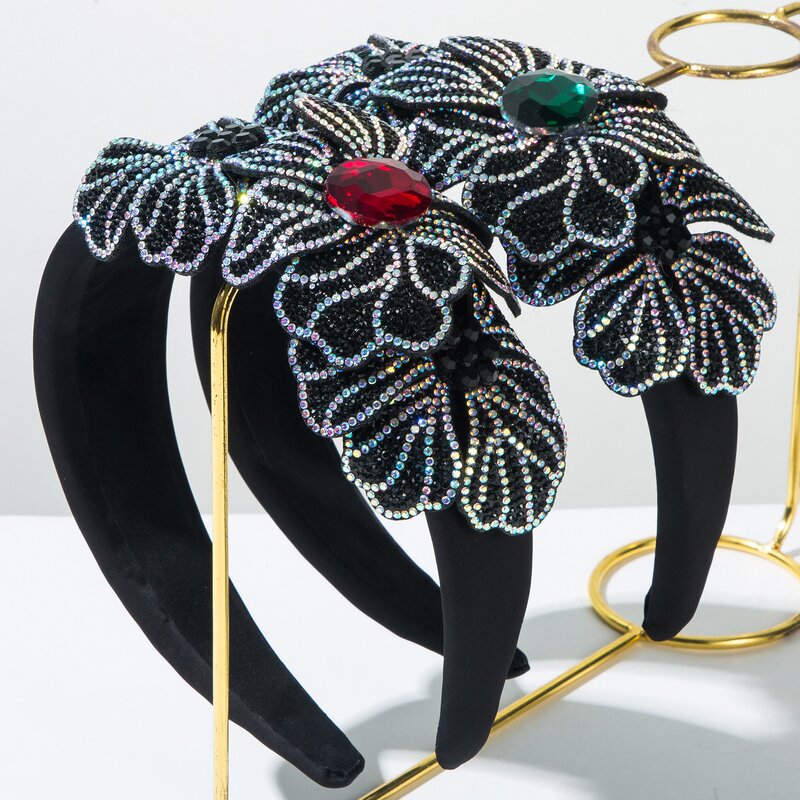 Hair Claw Supplier - Gentle Elegant Floral Rhinestone