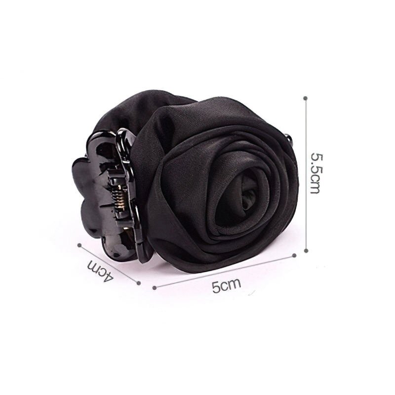 Hair Claw Clip Manufacturer - Custom Satin Fabric Flower