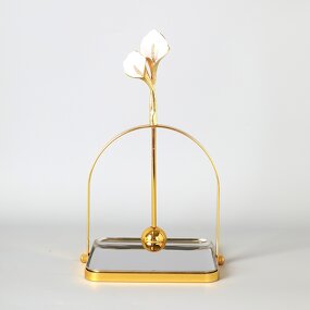 Tissue Box Holder Manufacturer - OEM/ODM Custom Calla Lily Decoration Holder
