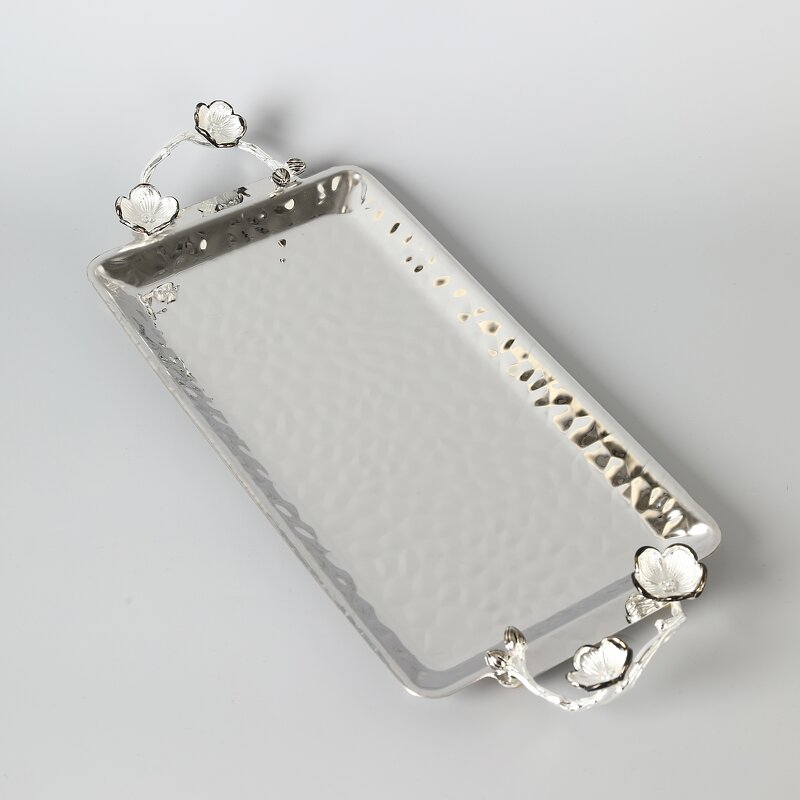 Serving Tray Manufacturer - OEM/ODM Custom Hand-Hammered Luxury Metal Tray