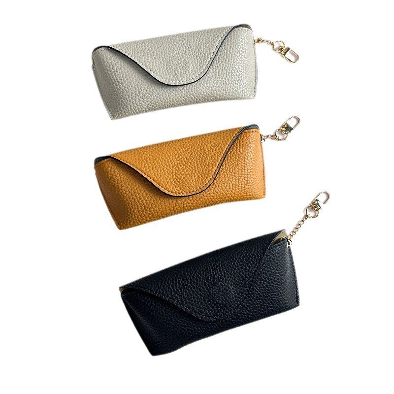 Eyeglass Storage Bag Manufacturer - OEM/ODM Custom Lychee Pattern PU Leather Case