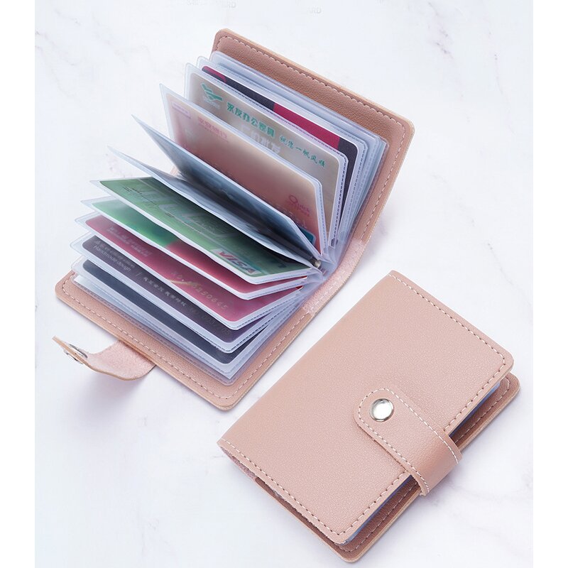 Card Holder Manufacturer - OEM/ODM Custom 26 Slot Soft PU Leather Wallet