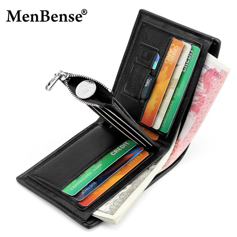 Men's Wallet Manufacturer - OEM/ODM Custom RFID Blocking Trifold Card Wallet