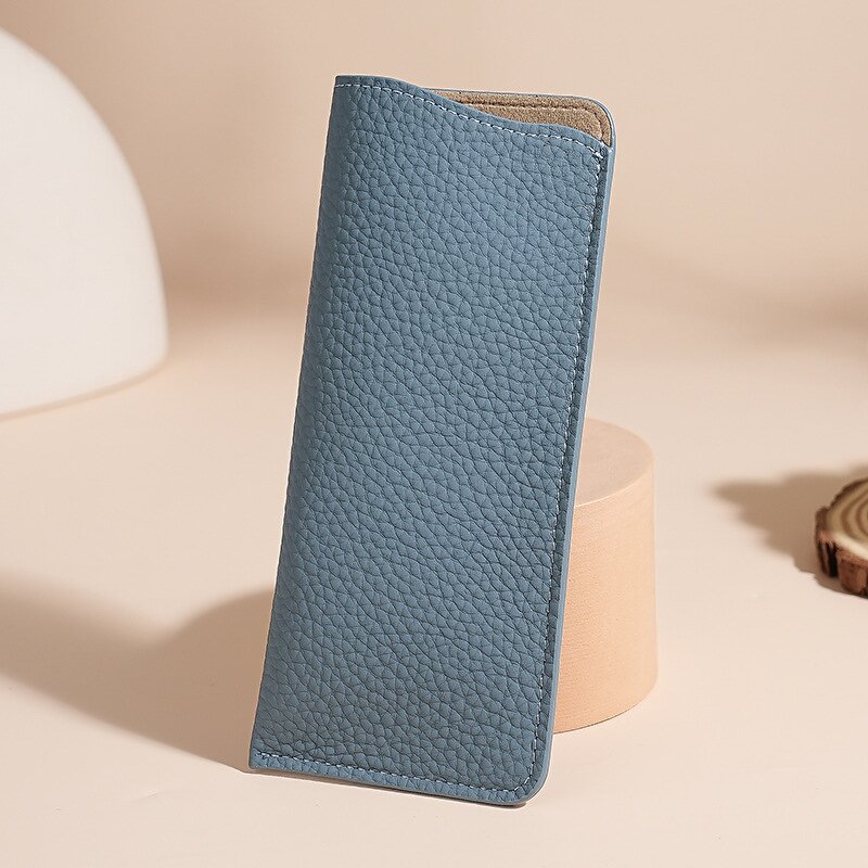 Sunglasses Case Manufacturer - OEM/ODM Custom Full Grain Leather Eyeglass Pouch