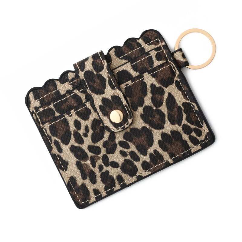 Card Holder Manufacturer - OEM/ODM Custom PU Leather Wristlet Wallet Keychain