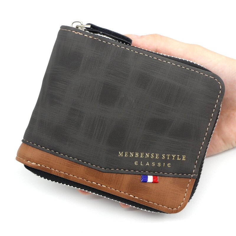 Men's Wallet Manufacturer - OEM/ODM Custom Pu Leather Casual Bifold Wallet