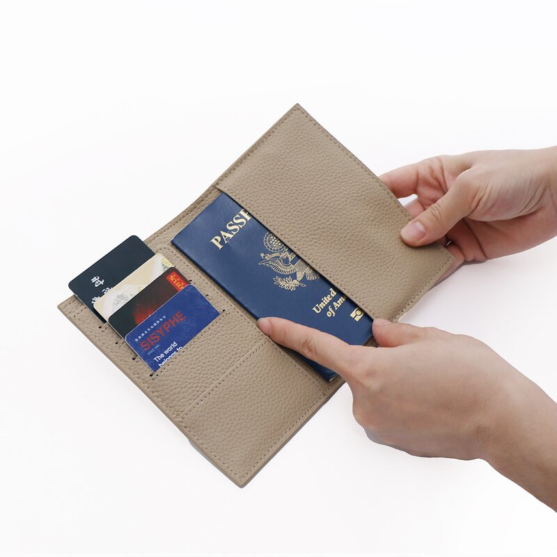 Passport Holder Manufacturer - OEM/ODM Custom First Layer Cowhide Fashionable Holder
