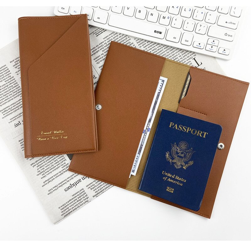 Passport Holder Manufacturer - OEM/ODM Custom Document Cover PU Leather Wallet