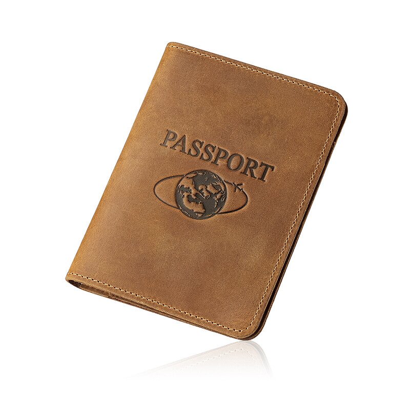 Passport Case Manufacturer - OEM/ODM Custom RFID Blocking Crazy Horse Leather