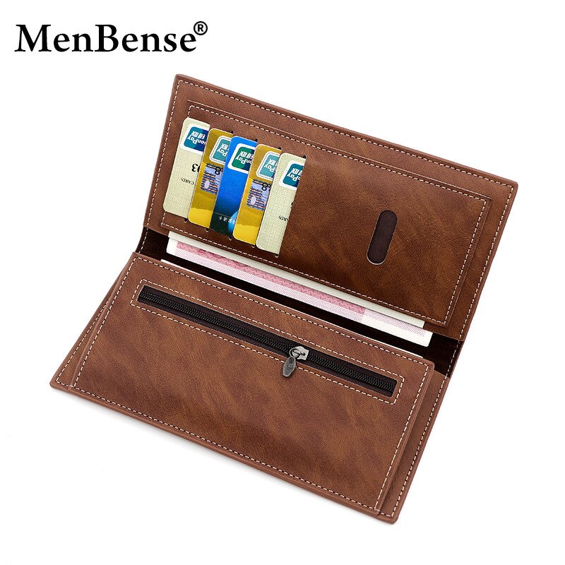 Men's Wallet Manufacturer - OEM/ODM Custom Multi-Card Zipper Long Hand Purse
