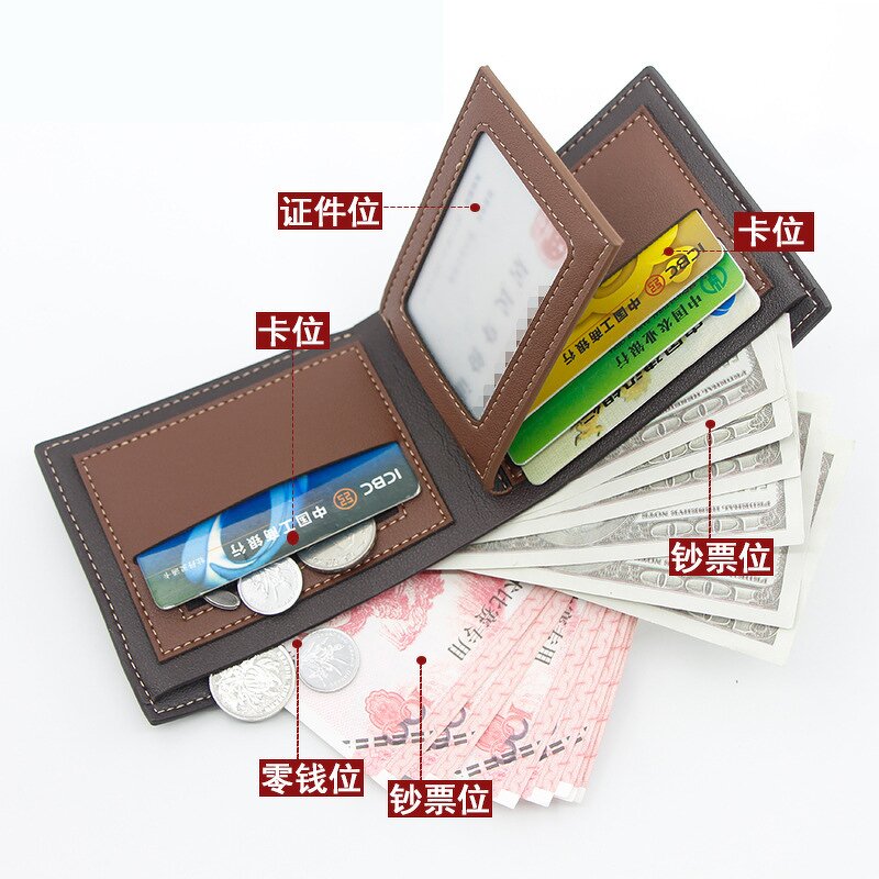 Men's Wallet Manufacturer - OEM/ODM Custom Three-fold Large Capacity Wallet